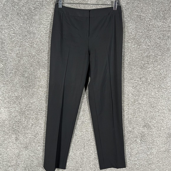 Lafayette 148 New York Pants - Lafayette 148 New York Dress Pants Womens 4 Black Slim Tapered Twill Work